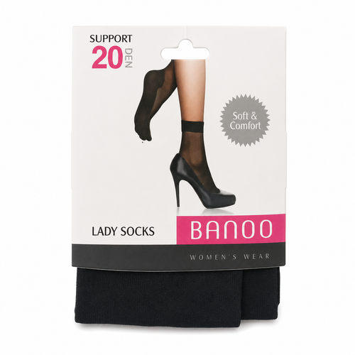 جوراب پارازین BANOO مدل AL0032 ضخامت20