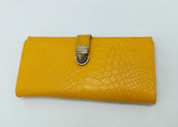 کیف پول چرم گاوی دست دوز اصل بافت ماری EMBOSSED