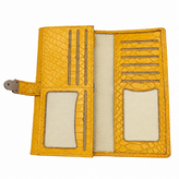 کیف پول چرم گاوی دست دوز اصل بافت ماری EMBOSSED