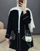 کت تک آلاله گلدوزی شده و مغزی دوزی