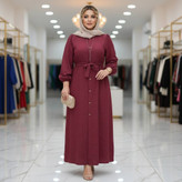 مانتو پیراهنی بلند مدلDONYA