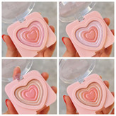 رژگونه و هایلایتر قلبی 2 عددیHEARTLY