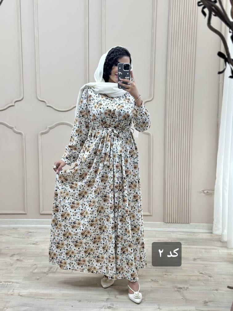 پیراهن طرح دار مدل ERIKA