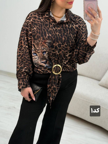 شومیزگره ای پلنگی(بوگاتی درجه یک)