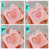 رژگونه و هایلایتر قلبی 2 عددیHEARTLY