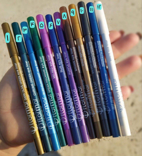 مداد خط چشم رنگی FLORMAR EYE LINER تک عددی