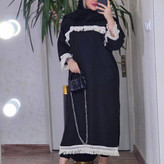 کفتان مشکی کنفی