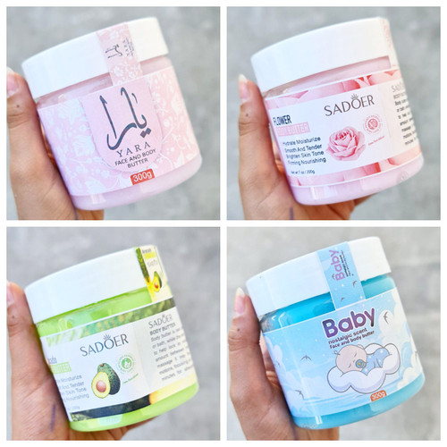 کره بدن 4 عددFace and body butter