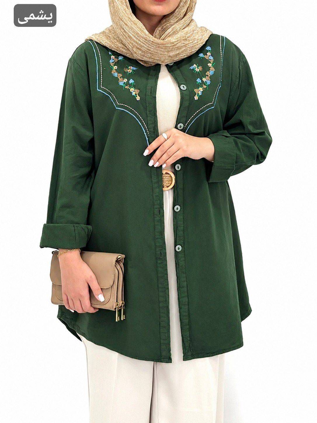 مانتو گلدوزی شده