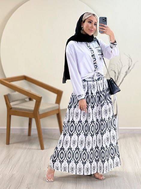 ست بلوز دامن مدلAGAGYA