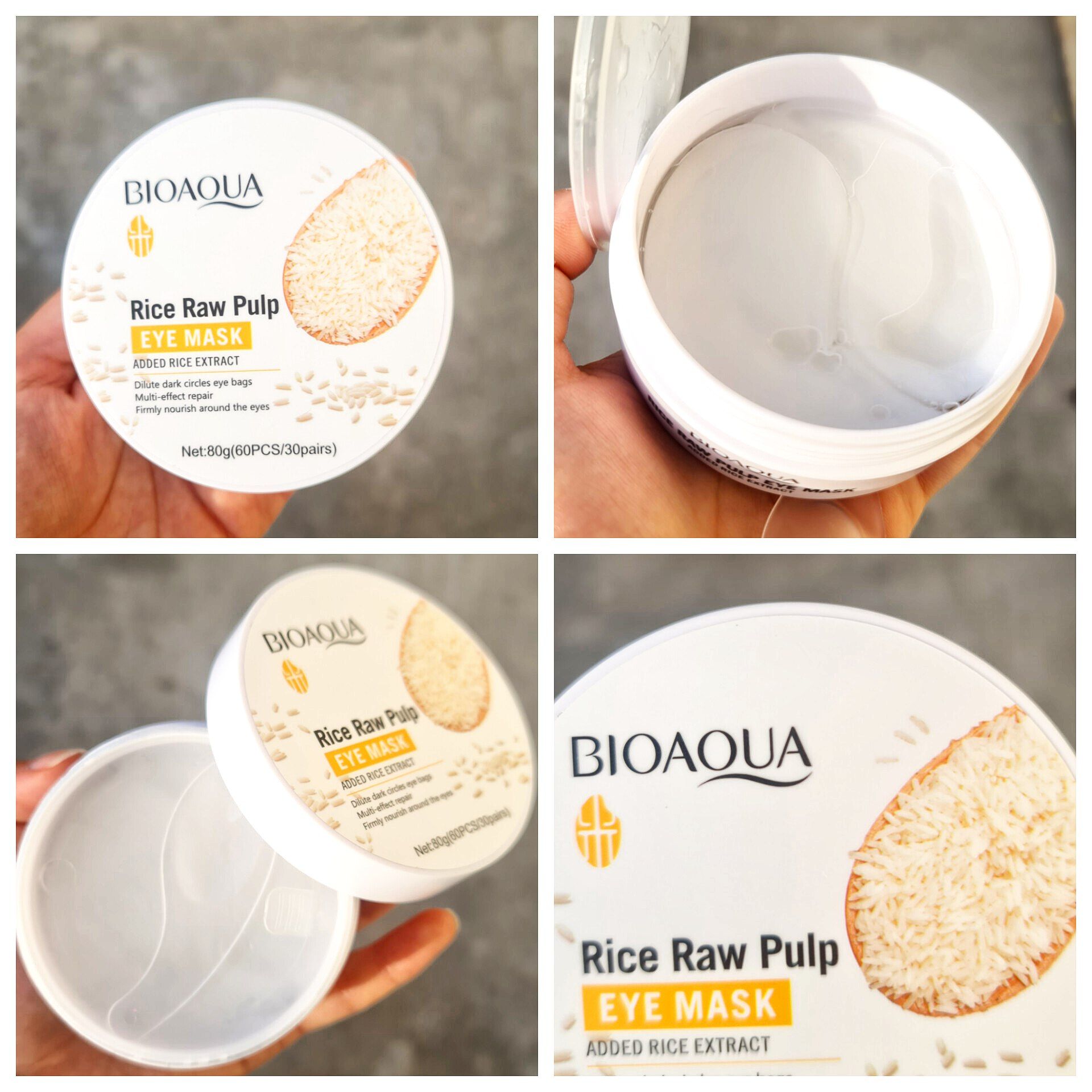 ماسک چشم برنج BIOAQUA