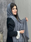 شال کتان رنگی