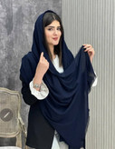شال کتان رنگی