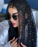 شال مجلسی پولک آینه
