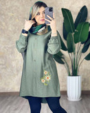 شومیزمانتویی سه گل بابونه