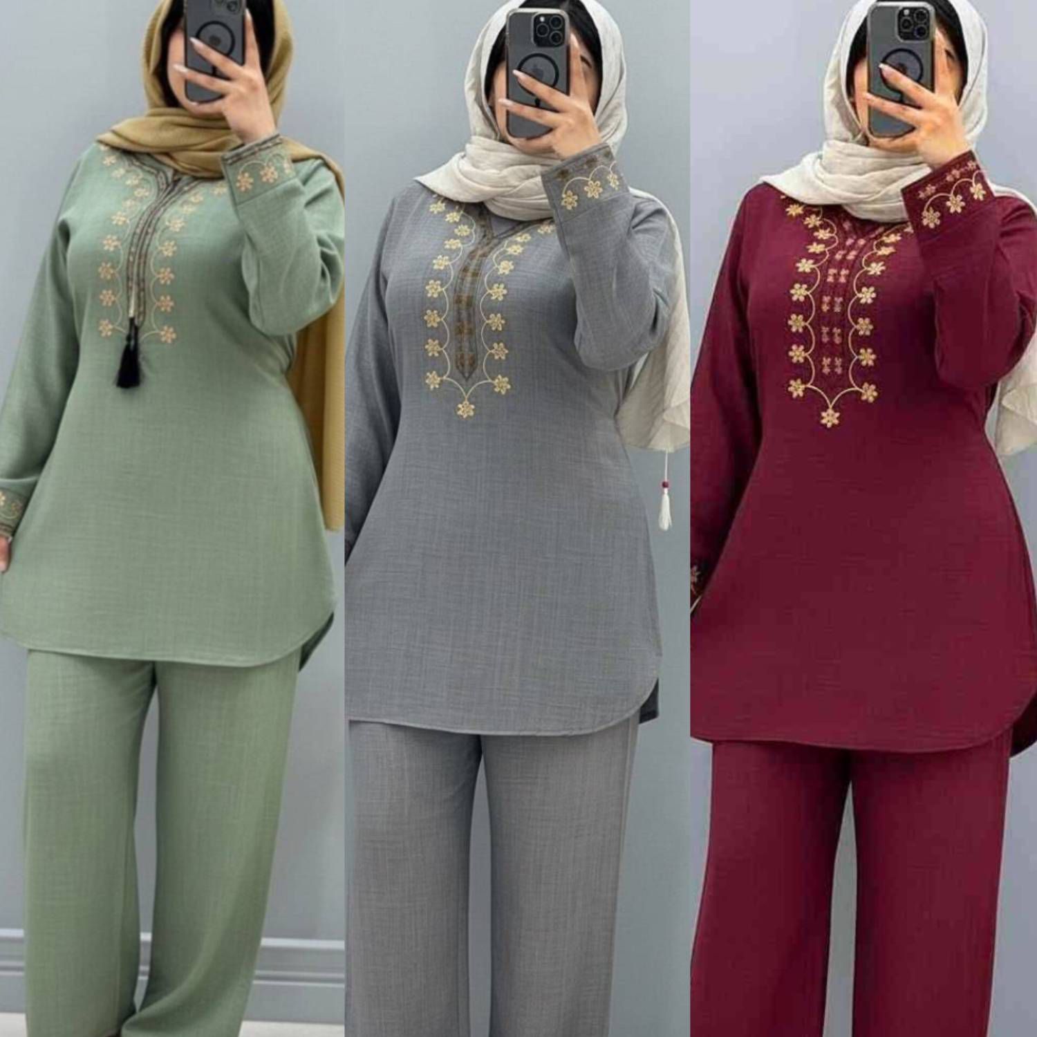 ست تونیک شلوار شرمین