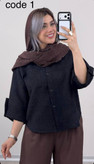 شومیز تک جیب کوک