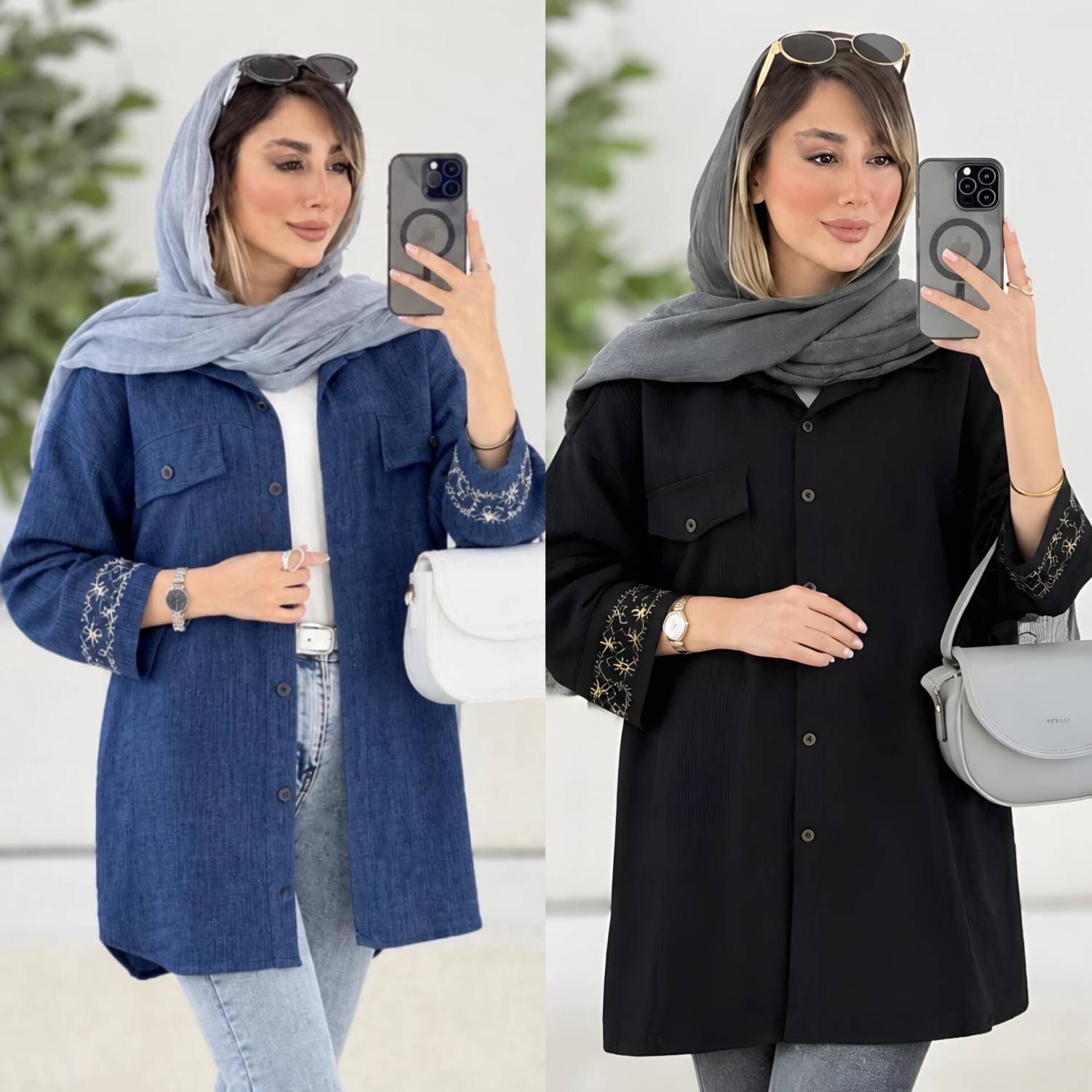 ملنتو شومیزی گلدوزی