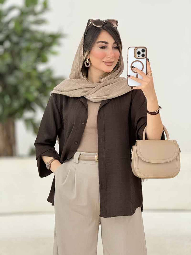شومیز تابستونی یاسی خنک