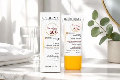 کرم ضد آفتاب بی رنگ SPF50 بیودرما اصل وارداتی