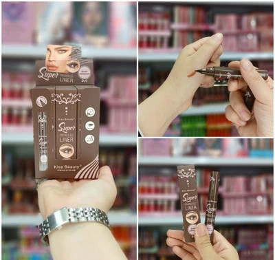 خط چشم قهوه ای کیس بیوتی Kiss Beauty