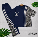 ست تیشرت شلوار پلنگی