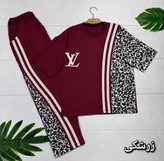 ست تیشرت شلوار پلنگی