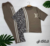 ست تیشرت شلوار پلنگی