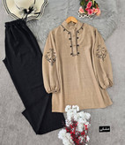 تونیک شلوار گندم حراجی