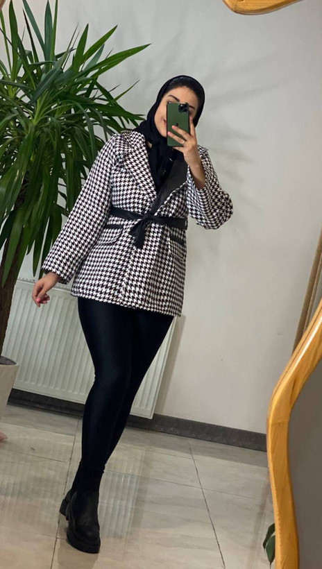 مانتو پاییزه ترکیبی