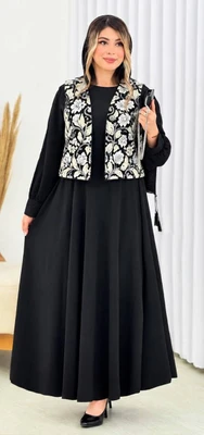 سارافون کرپ اندونزی جلیغه سوزن دوزی