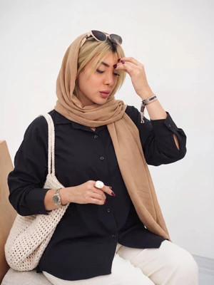 شومیز مانتویی نگین دار مهسان